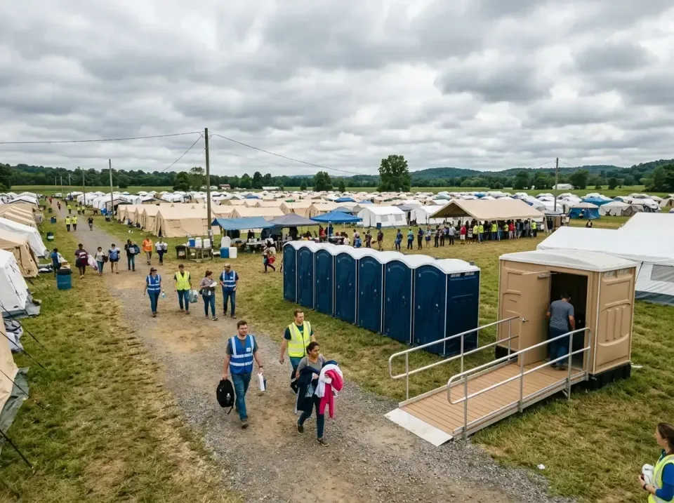disaster-relief-camp-restrooms-010 — frequently asked questions, Dumpster & Portable Bathrooms Rental in Terre Haute, IN